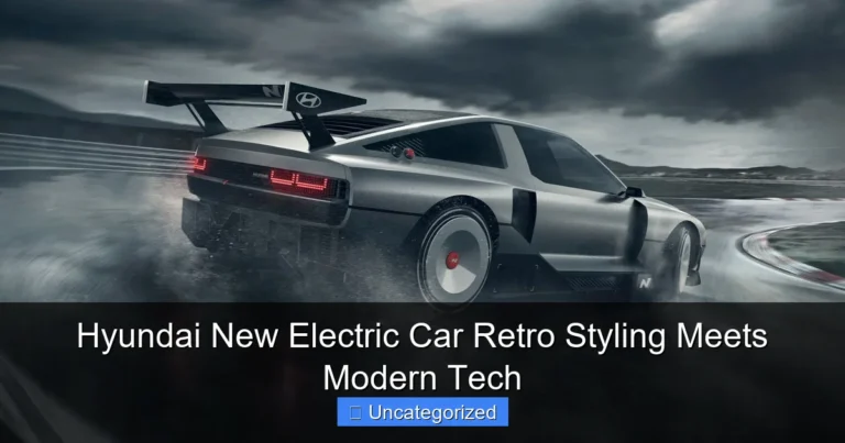 Hyundai New Electric Car Retro Styling Meets Modern Tech