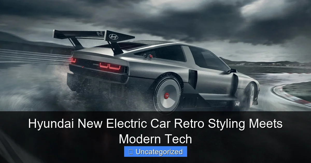 Hyundai New Electric Car Retro Styling Meets Modern Tech