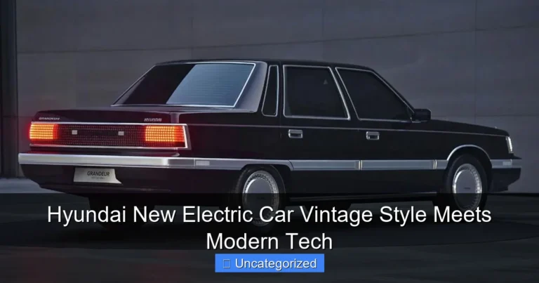 Hyundai New Electric Car Vintage Style Meets Modern Tech