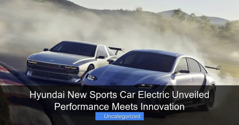 Hyundai New Sports Car Electric Unveiled Performance Meets Innovation