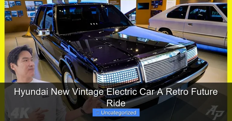 Hyundai New Vintage Electric Car A Retro Future Ride