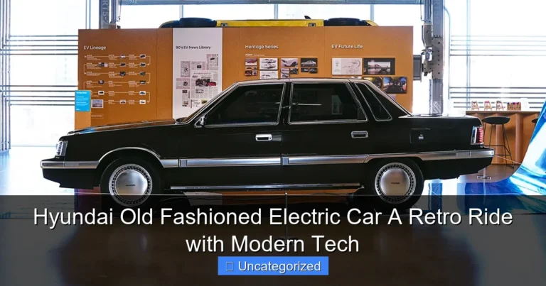 Hyundai Old Fashioned Electric Car A Retro Ride with Modern Tech