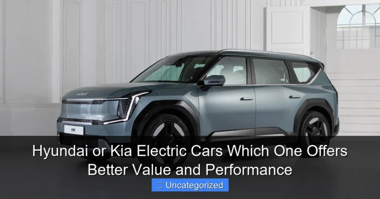 Hyundai or Kia Electric Cars Which One Offers Better Value and Performance