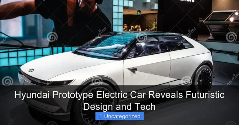 Hyundai Prototype Electric Car Reveals Futuristic Design and Tech