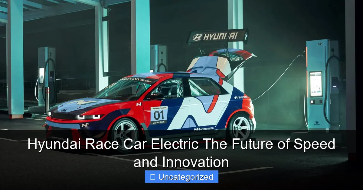 Hyundai Race Car Electric The Future of Speed and Innovation