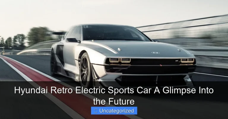 Hyundai Retro Electric Sports Car A Glimpse Into the Future