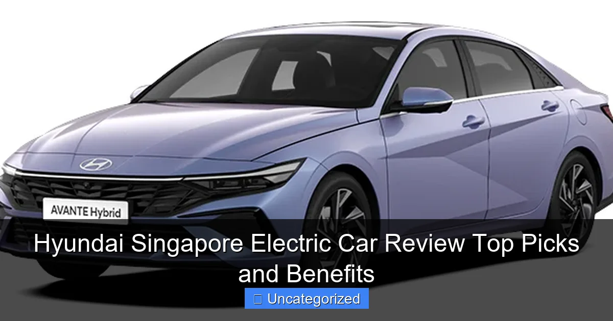 Hyundai Singapore Electric Car Review Top Picks and Benefits