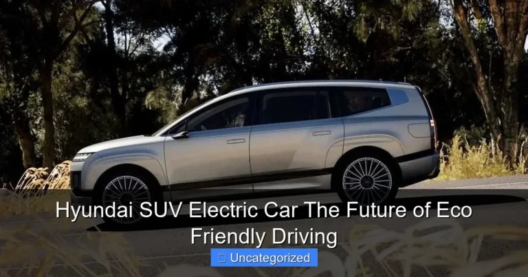 Hyundai SUV Electric Car The Future of Eco Friendly Driving
