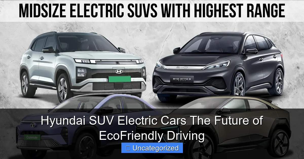 Hyundai SUV Electric Cars The Future of EcoFriendly Driving