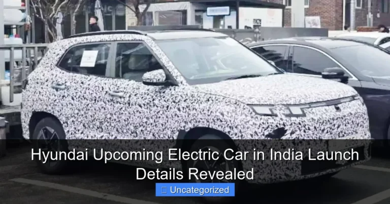 Hyundai Upcoming Electric Car in India Launch Details Revealed