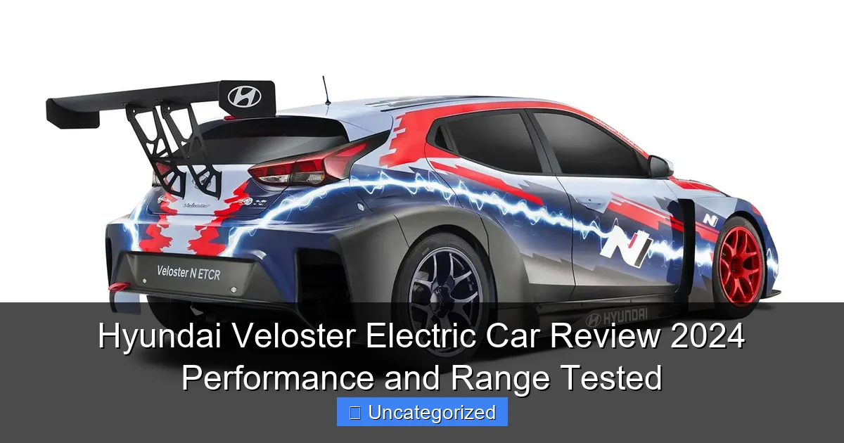 Hyundai Veloster Electric Car Review 2024 Performance and Range Tested