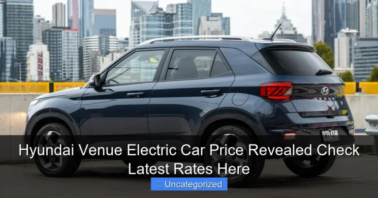 Hyundai Venue Electric Car Price Revealed Check Latest Rates Here