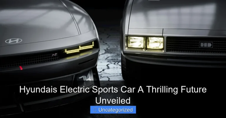 Hyundais Electric Sports Car A Thrilling Future Unveiled