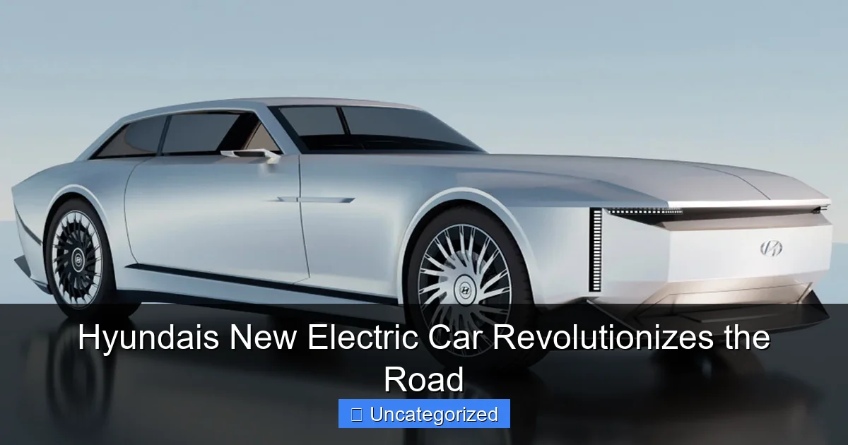 Hyundais New Electric Car Revolutionizes the Road