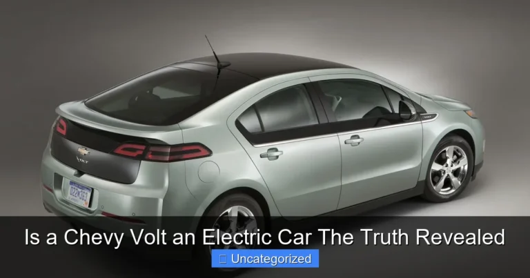 Is a Chevy Volt an Electric Car The Truth Revealed