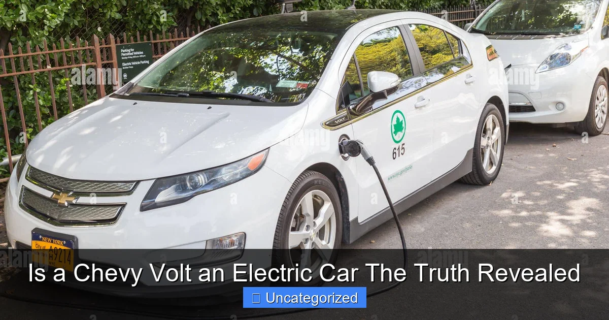 Is a Chevy Volt an Electric Car The Truth Revealed