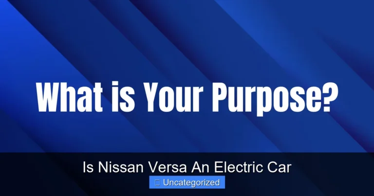 Is Nissan Versa An Electric Car