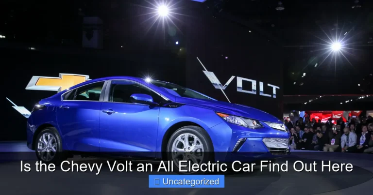 Is the Chevy Volt an All Electric Car Find Out Here