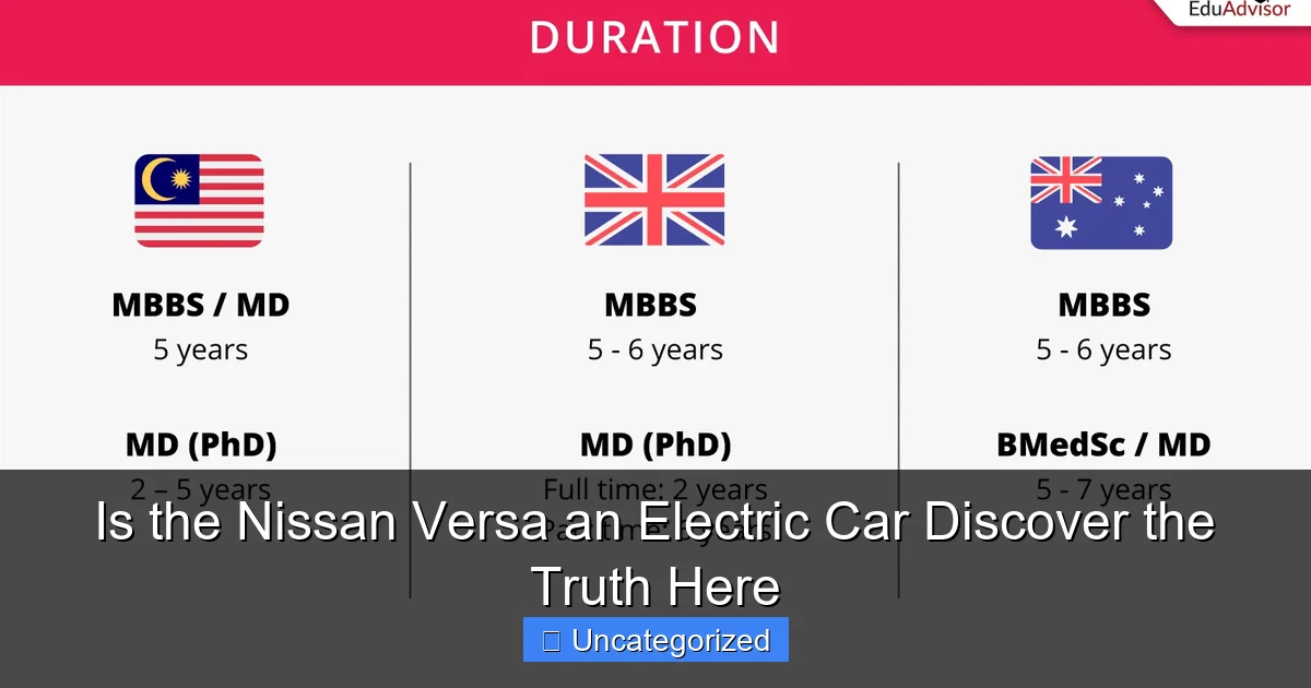 Is the Nissan Versa an Electric Car Discover the Truth Here