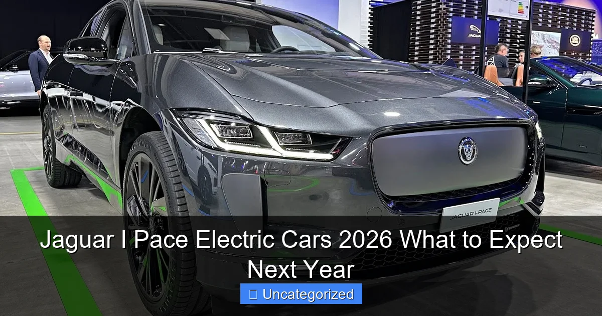 Jaguar I Pace Electric Cars 2026 What to Expect Next Year