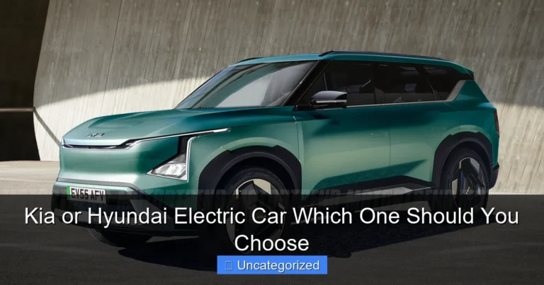 Kia or Hyundai Electric Car Which One Should You Choose