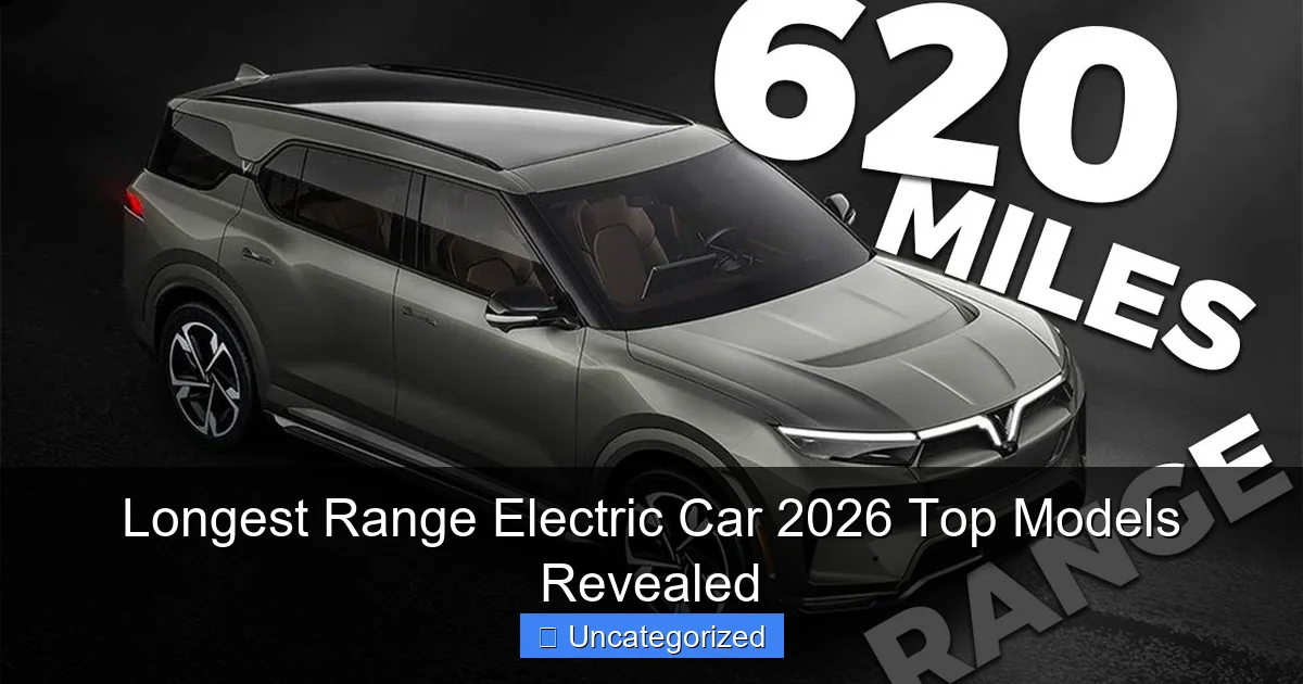 Longest Range Electric Car 2026 Top Models Revealed