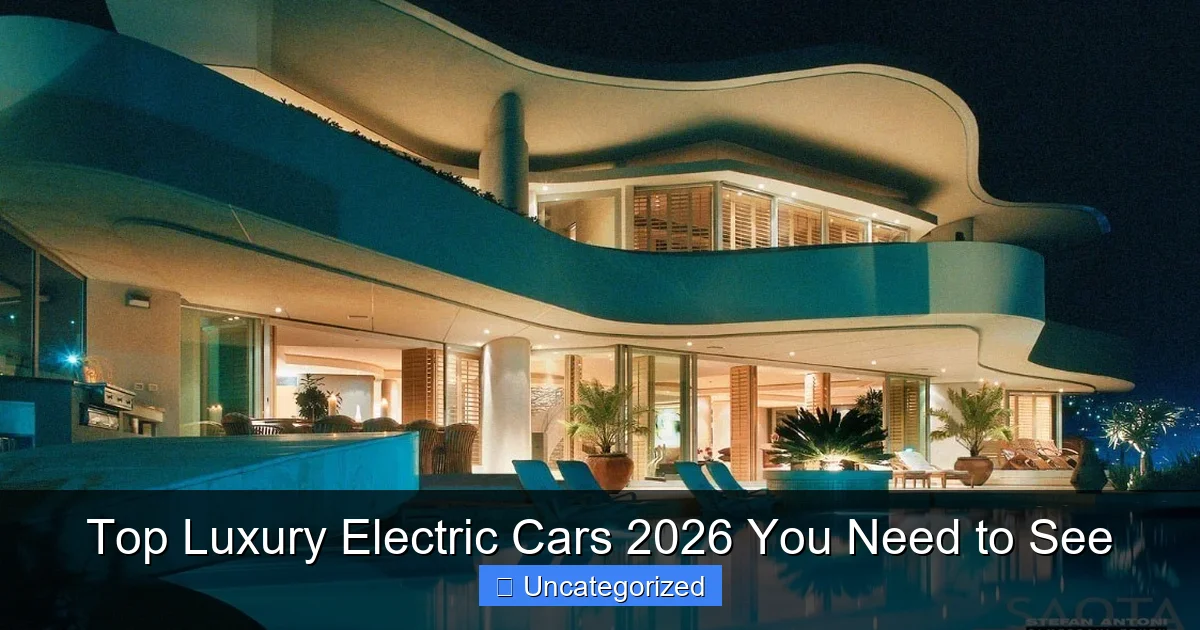 Top Luxury Electric Cars 2026 You Need to See