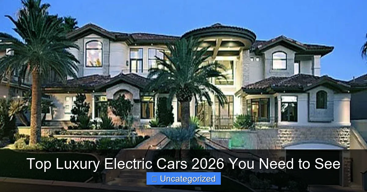 Top Luxury Electric Cars 2026 You Need to See
