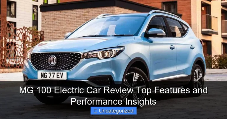 MG 100 Electric Car Review Top Features and Performance Insights