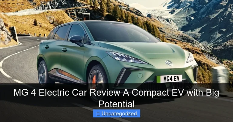 MG 4 Electric Car Review A Compact EV with Big Potential