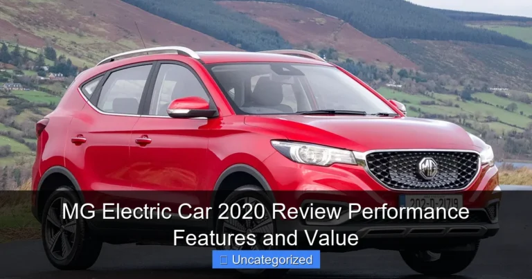 MG Electric Car 2020 Review Performance Features and Value