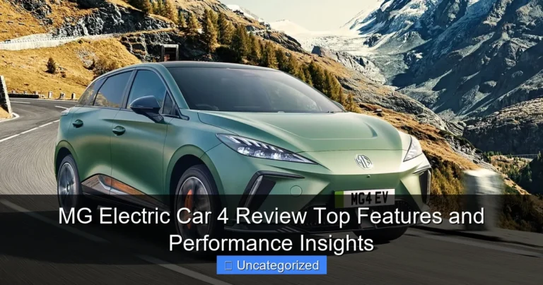 MG Electric Car 4 Review Top Features and Performance Insights