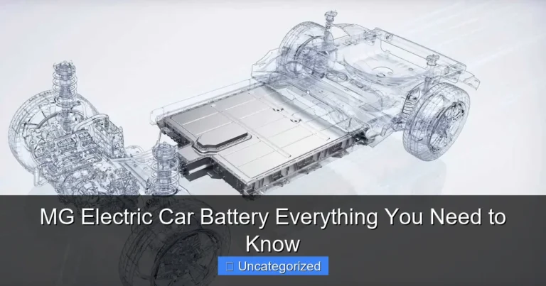 MG Electric Car Battery Everything You Need to Know