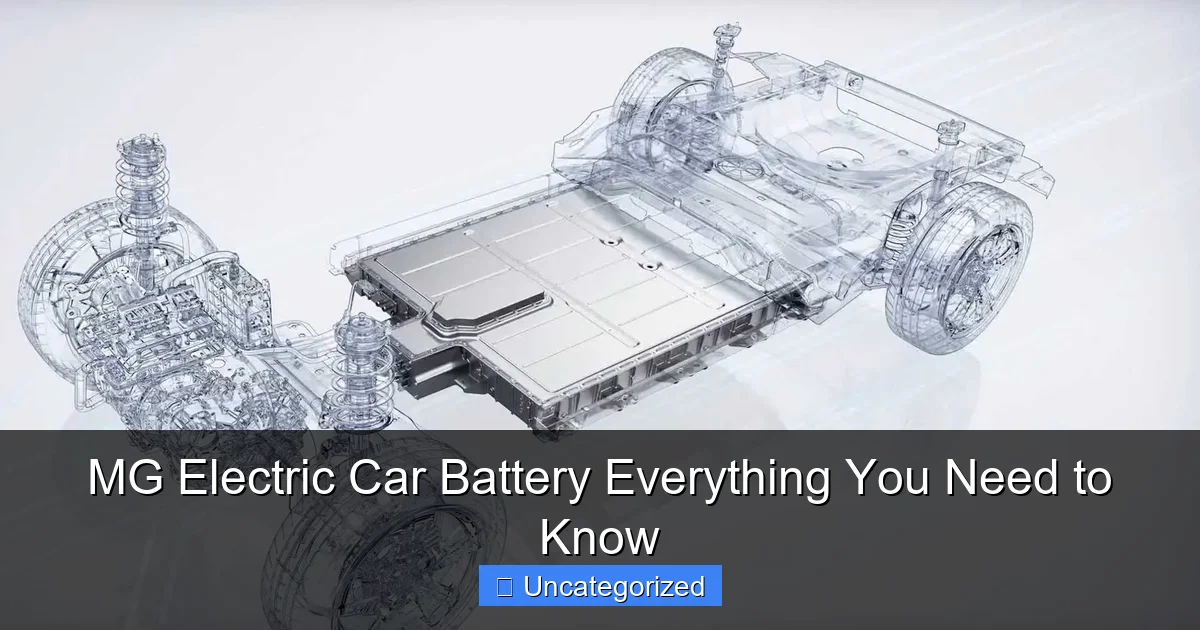 MG Electric Car Battery Everything You Need to Know