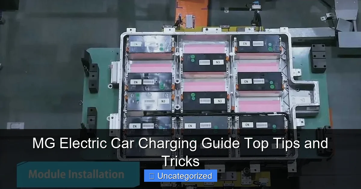 MG Electric Car Charging Guide Top Tips and Tricks