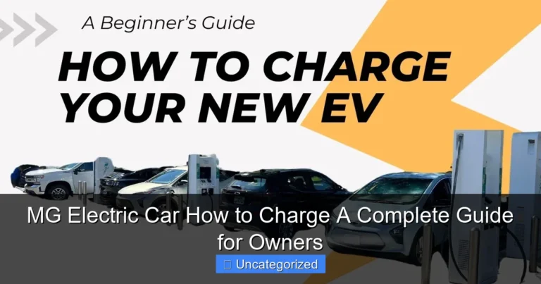 MG Electric Car How to Charge A Complete Guide for Owners