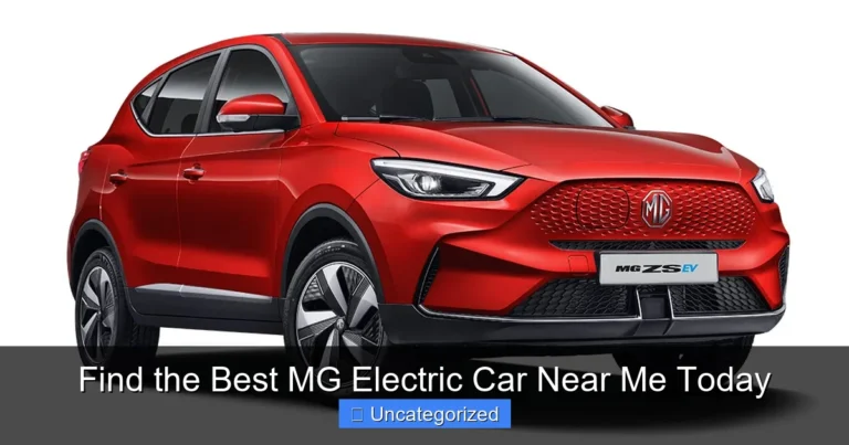 Find the Best MG Electric Car Near Me Today