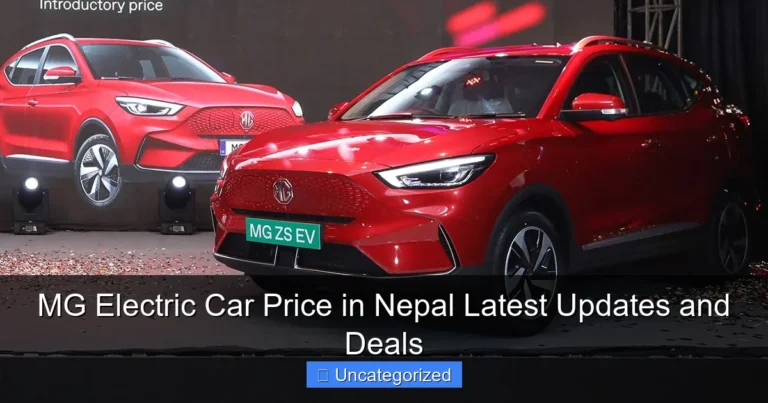 MG Electric Car Price in Nepal Latest Updates and Deals