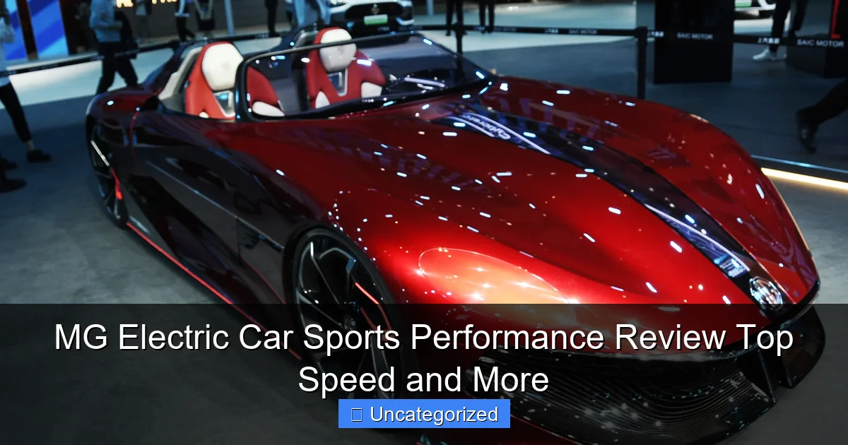 MG Electric Car Sports Performance Review Top Speed and More