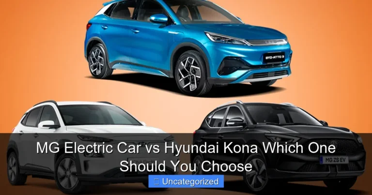 MG Electric Car vs Hyundai Kona Which One Should You Choose