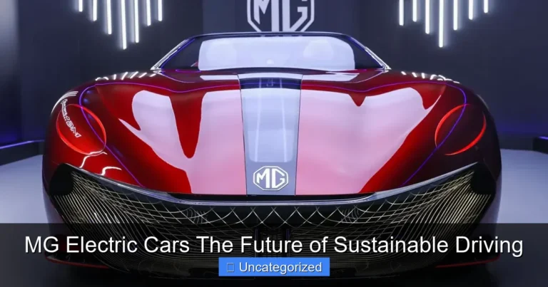 MG Electric Cars The Future of Sustainable Driving