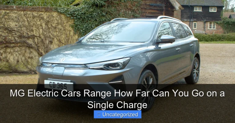 MG Electric Cars Range How Far Can You Go on a Single Charge