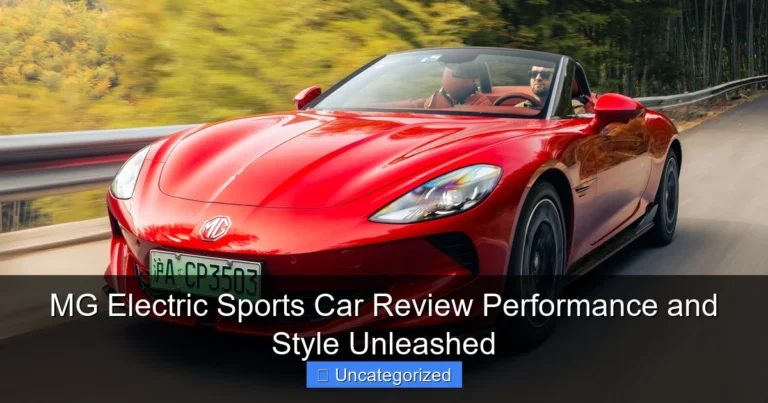 MG Electric Sports Car Review Performance and Style Unleashed