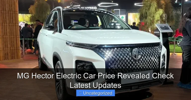 MG Hector Electric Car Price Revealed Check Latest Updates