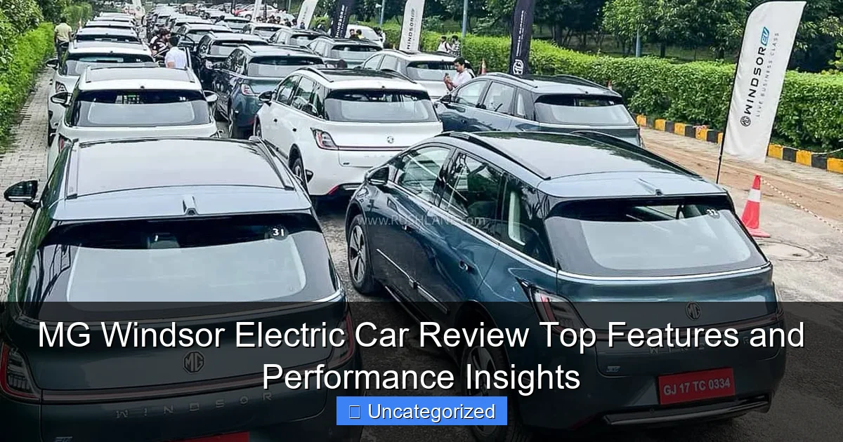 MG Windsor Electric Car Review Top Features and Performance Insights