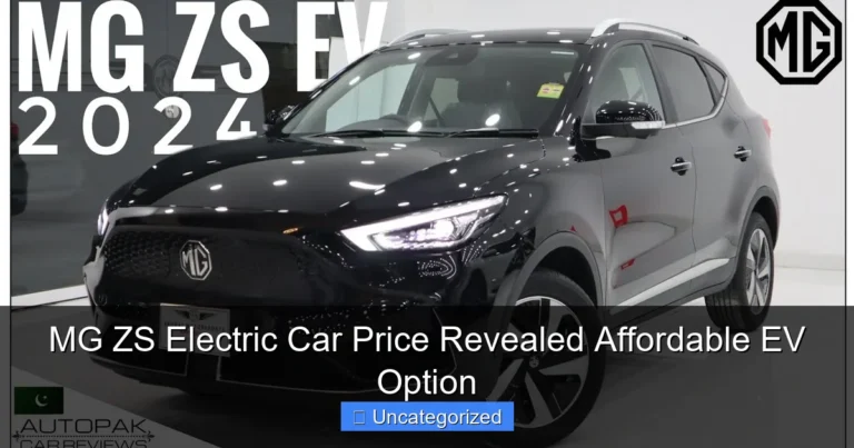 MG ZS Electric Car Price Revealed Affordable EV Option