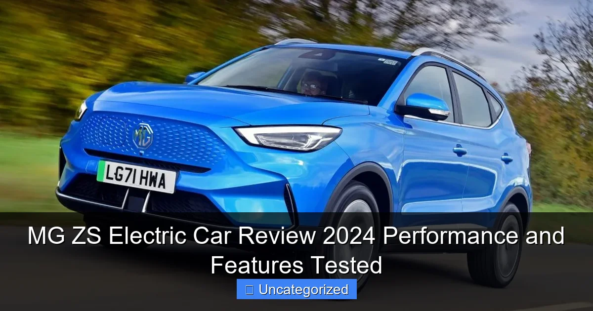 MG ZS Electric Car Review 2024 Performance and Features Tested