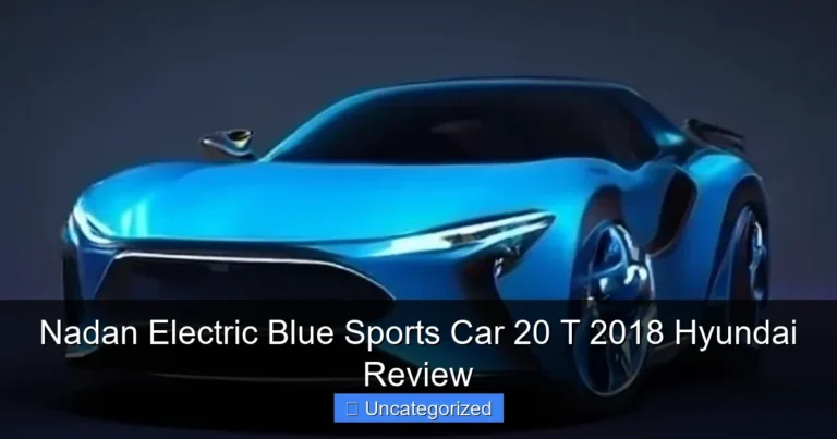 Nadan Electric Blue Sports Car 20 T 2018 Hyundai Review