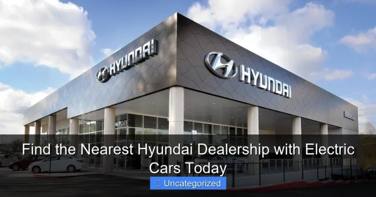 Find the Nearest Hyundai Dealership with Electric Cars Today