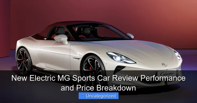 New Electric MG Sports Car Review Performance and Price Breakdown